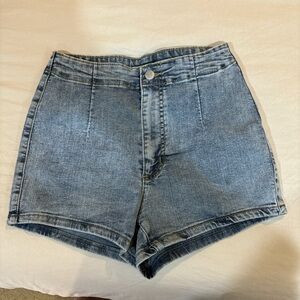 light wash Jean shorts
